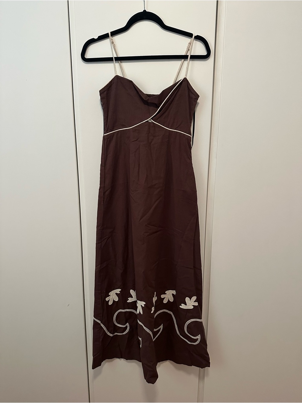 Mon Renn Brown Sundress US Size Small